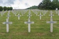 Military cemetery at Vieil Armand, Hartmannswillerkopf, in Vosges mountains in France.