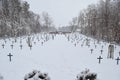 Military Cemetery, War Cemetery, War Cemetery Winter, Military Cemetery Winter, Cemetery Soldiers Winter Snow