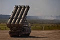 Military center Alabino, Moscow region / Russia: August 24, 2018: The S-300 (NATO reporting name SA-10 Grumble)