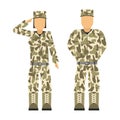 Military character weapon symbols armor man silhouette forces design and american woman fighter ammunition navy