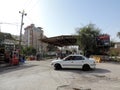 Military check-post on the streets of Najaf