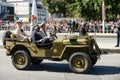 military civic parade celebrating the independence of Brazil Royalty Free Stock Photo