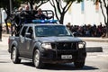 military civic parade celebrating the independence of Brazil Royalty Free Stock Photo