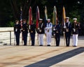 Military Color Guard Arlington Royalty Free Stock Photo