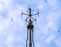Military communication antenna tower Royalty Free Stock Photo