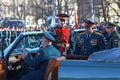 The military is considering the ZIL-117V on the Palace square du