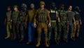 Military 3d render, male soldier 3d model