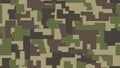 Military deforming camouflage nets for woodland and field areas. Seamless vector pattern for weapons and military equipment.