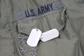 Military dog tags