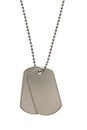 Military Dog Tags Royalty Free Stock Photo