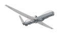 Military Drone Isolated Royalty Free Stock Photo