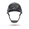 Military equipment for games. Helmet with glasses headwear element.