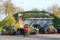 Military equipment in memorial complex Brest Fortress Hero