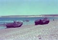 infantry on a beach in the atlantic ocean malvinas war