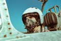 Military fighter pilot Royalty Free Stock Photo