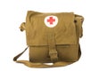 The military first aid kit isolated Royalty Free Stock Photo