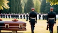 Military Funeral Honors Ceremony Royalty Free Stock Photo