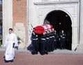 Military Funeral of a WW1 Canadian Soldier Royalty Free Stock Photo