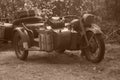 Military German motorcycle bmw from the Second World War