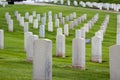 Military graveyard Royalty Free Stock Photo