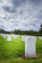 Military graveyard Royalty Free Stock Photo