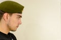 Military green beret Royalty Free Stock Photo