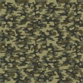 Military green camouflage pattern. Seamless fabric pattern Royalty Free Stock Photo