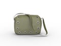 Military green handbag