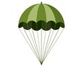 Military green khaki parachute for airborne forces soldier