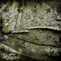 Military Grunge With Stars Royalty Free Stock Photo