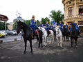 Military guard on horseback - 30th Guard Regiment Mihai Viteazul