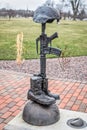 Military Gun, Boots, Hat Statue Royalty Free Stock Photo
