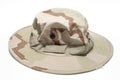 Military hat.