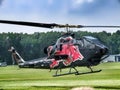 Bell Cobra TAH-1F of The Flying Bulls taking off in Goraszka in Poland