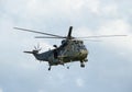 Military Helicopter Hovering Royalty Free Stock Photo