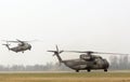 Military helicopters