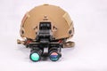 Military Helmet With Night Vision Goggles Royalty Free Stock Photo