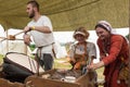 Military and historical festival. Reconstruction.