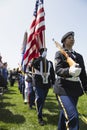 Military Honor guard at Los Angeles National Cemetery Annual Memorial Event, May 26, 2014, California, USA