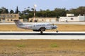 Military Kingair taking off Royalty Free Stock Photo