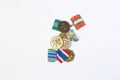 Military Medals on white back ground