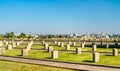 Military memorial cemetery on Mamayev Kurgan in Volgograd, Russia Royalty Free Stock Photo