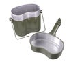 Military mess kit Royalty Free Stock Photo