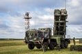 Military Mobile Mim-104 Patriot Surface-to-air Missile Sam System. Germany - August 23, 2014 Royalty Free Stock Photo