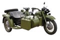 Military motor bike Royalty Free Stock Photo