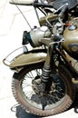 Military motorcycle Royalty Free Stock Photo