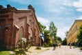 Military MuseumÃ¢â¬â¢s Manege Building On Fortress Island Of Suomenlinna in Helsinki, Finland