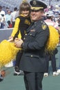 Military Officer with Little Girl