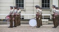 Military orchestra at Whitehall