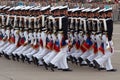 Military parade as part of the Fiestas Patrias commemorations in Santiago, Chile